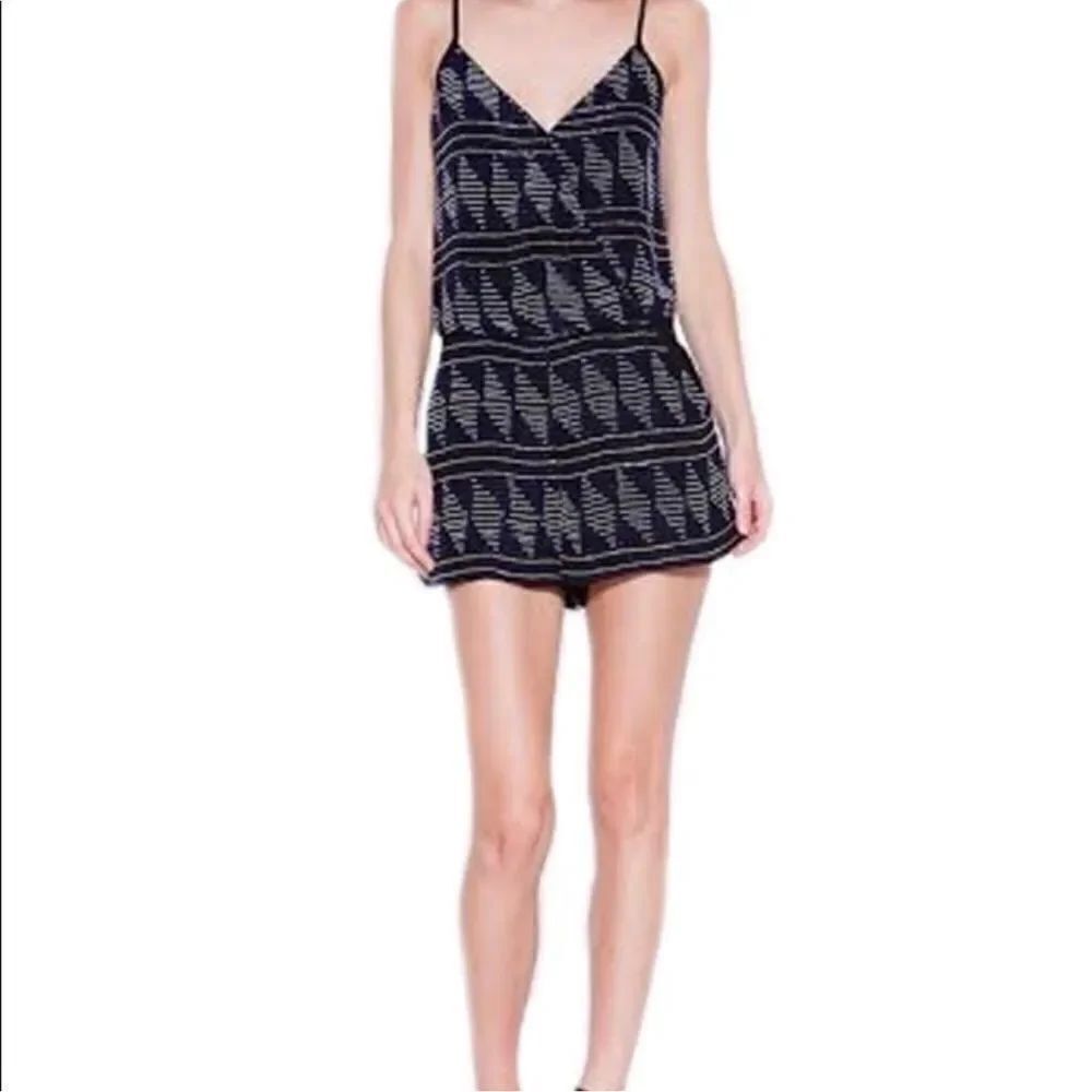 Parker Beaded Romper Shorts S